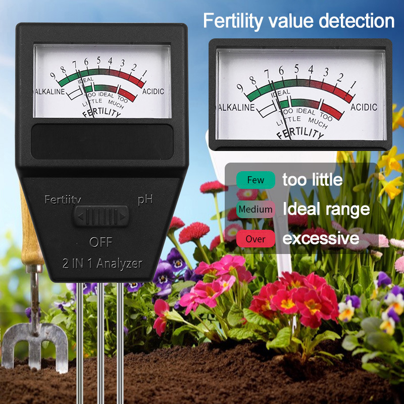 2 in 1 Soil PH Fertility Meter - Ph Meter Digital Water Tester review and price