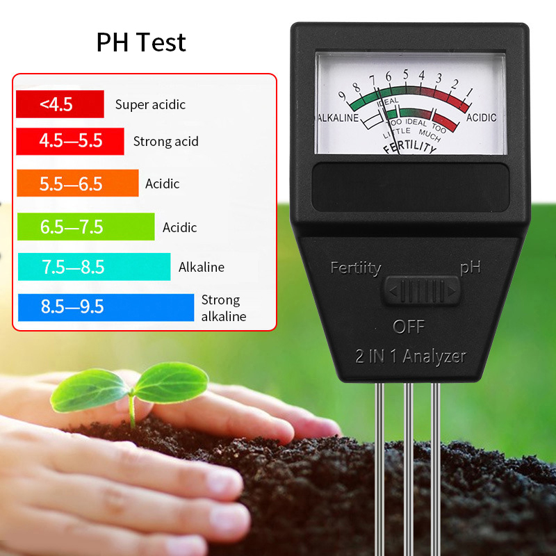 2 in 1 Soil PH Fertility Meter - Ph Meter Digital Water Tester review and price