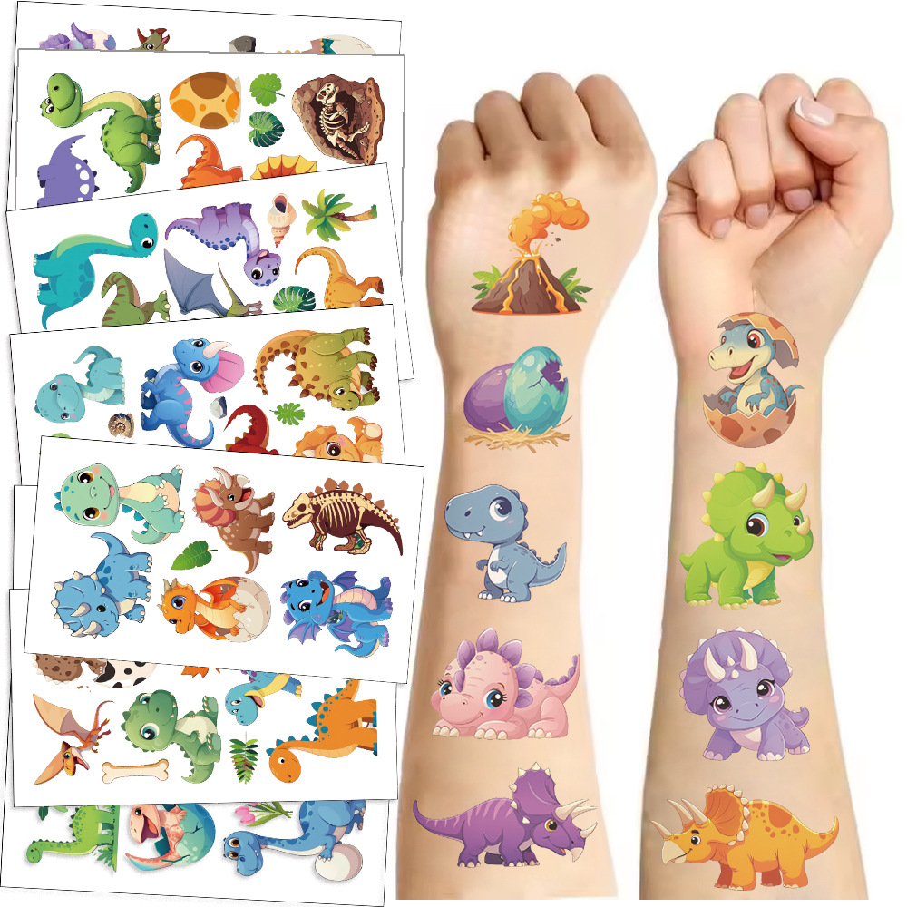 10pcs/bag Cartoon Dinosaur Tem - Packaging review and price